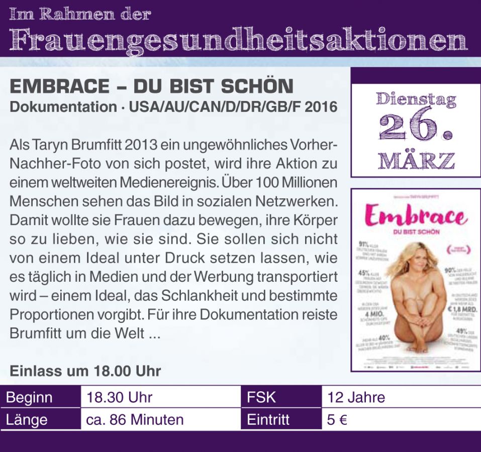 EMBRACE - Du bist schön - Dokumentation