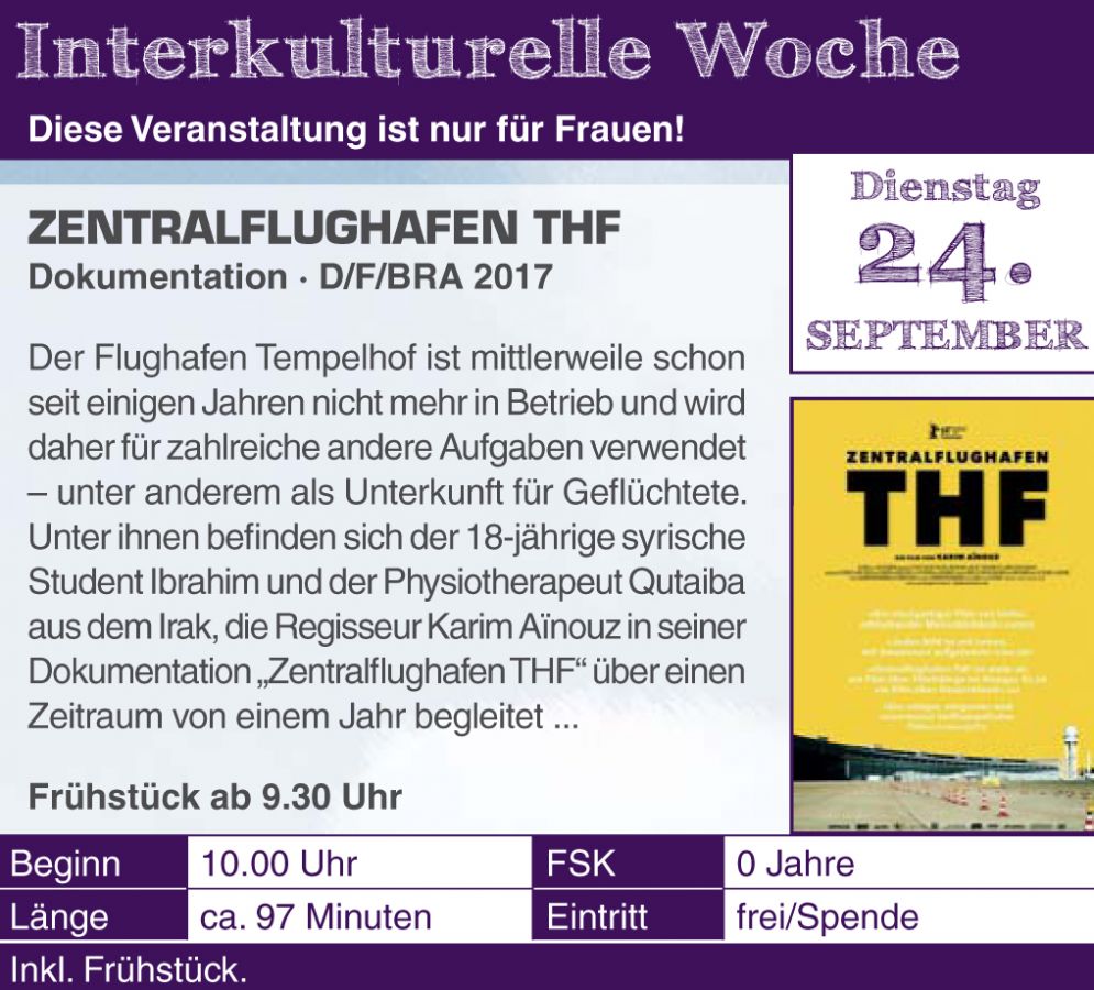 ZENTRALFLUGHAFEN THF Dokumentation